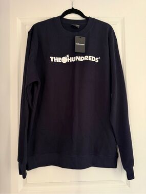 The Hundreds Navy Crewneck Sweatshirt